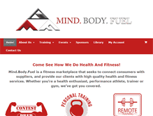 Tablet Screenshot of mindbodyfuel.org